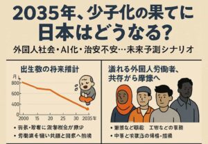【未来予測】2035年、日本は“多民族・少数派の日本人国家”へ ライフウィズリンクス