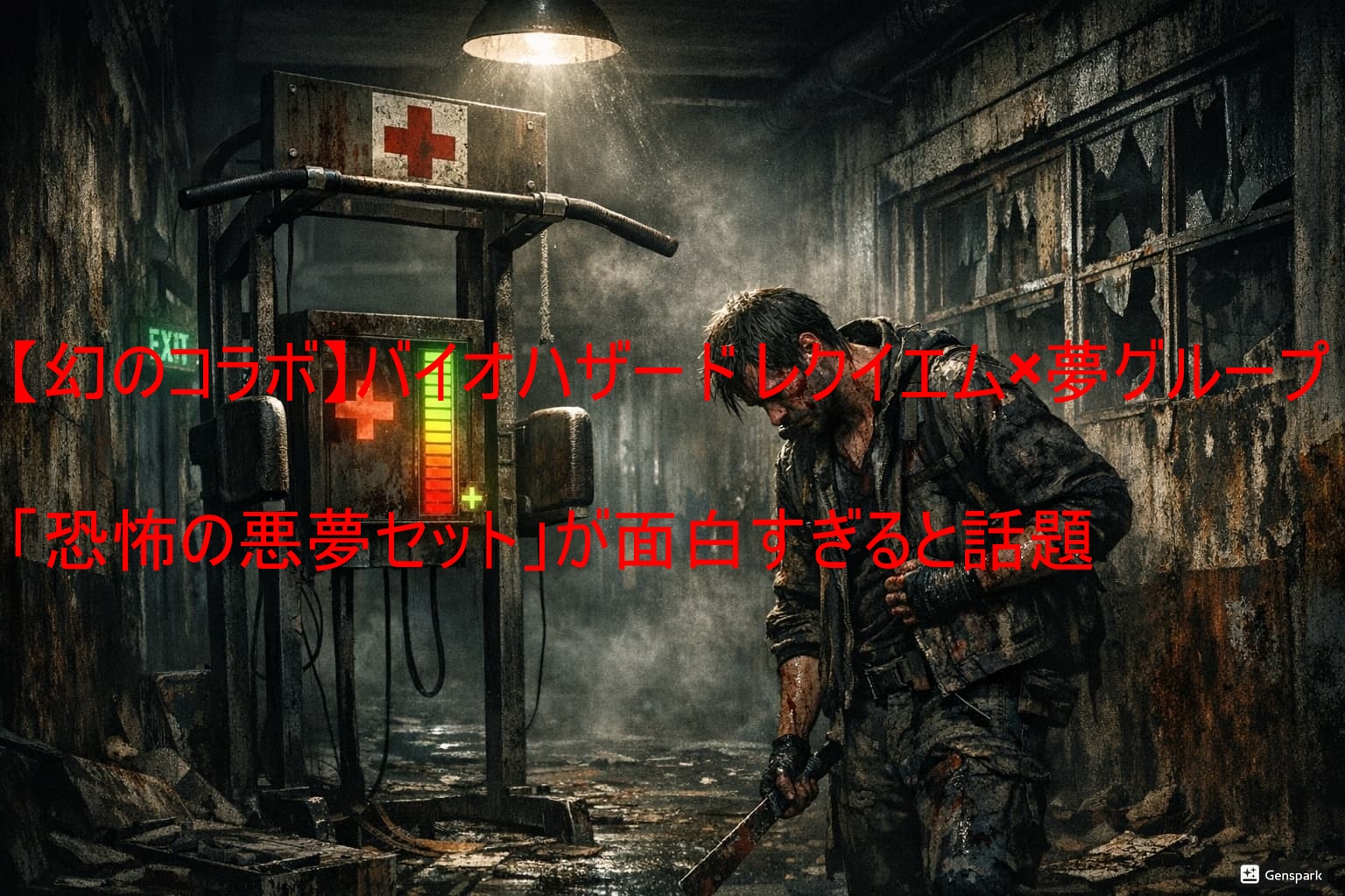 【幻のコラボ】バイオハザード レクイエム×夢グループ「恐怖の悪夢セット」が面白すぎると話題