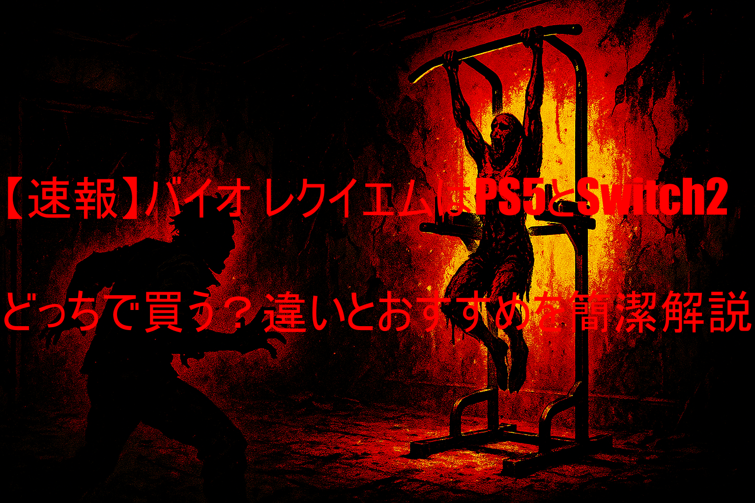 【速報】バイオ レクイエムはPS5とSwitch2どっちで買う？違いとおすすめを簡潔解説