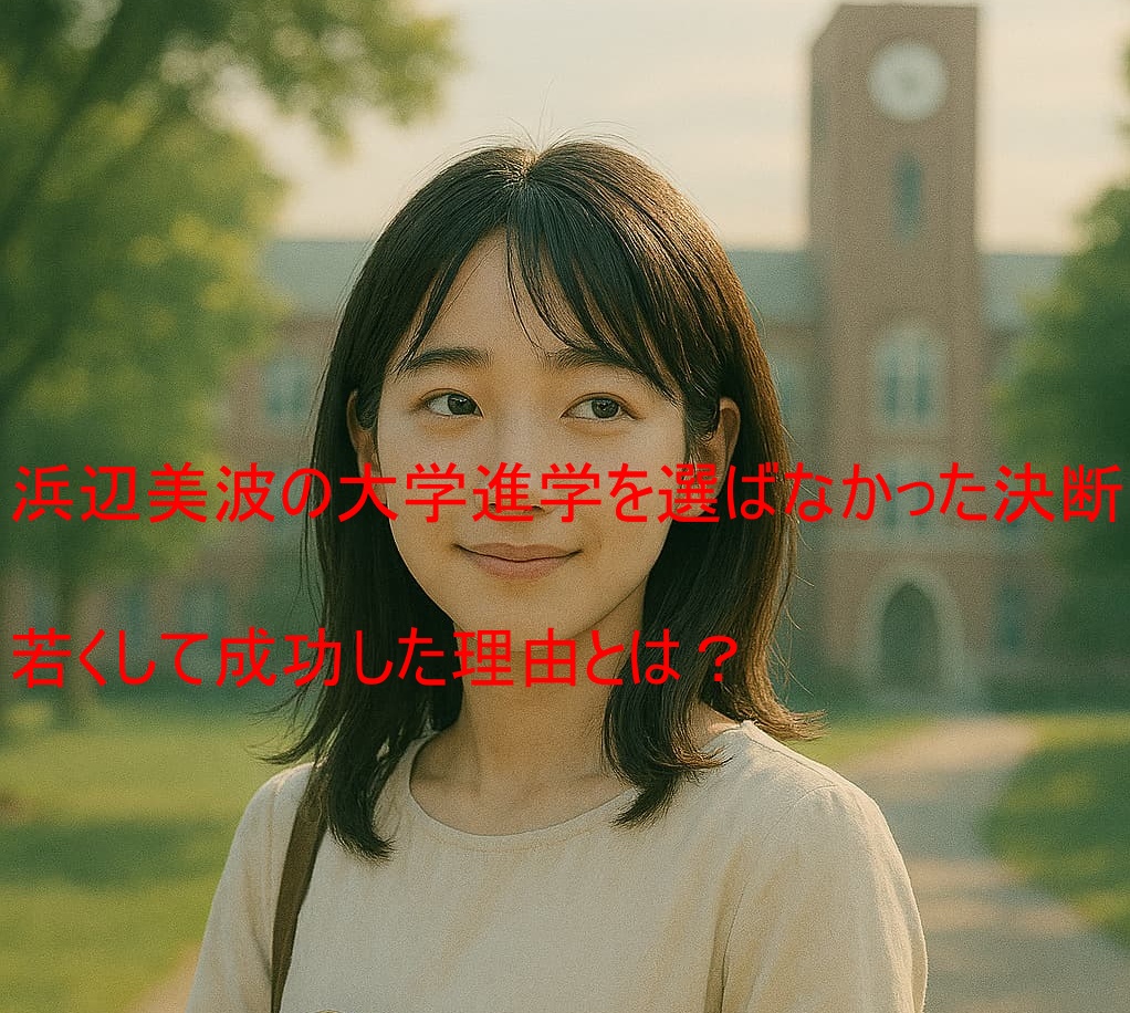 浜辺美波の大学進学を選ばなかった決断｜若くして成功した理由とは？