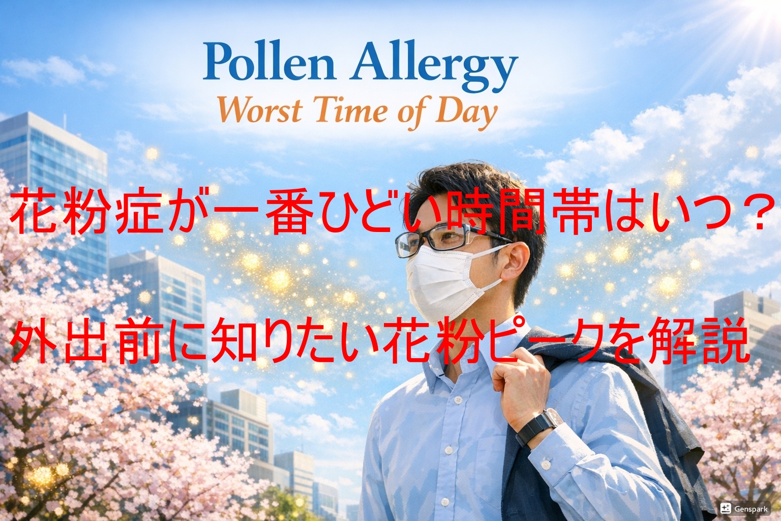 花粉症が一番ひどい時間帯はいつ？外出前に知りたい花粉ピークを解説