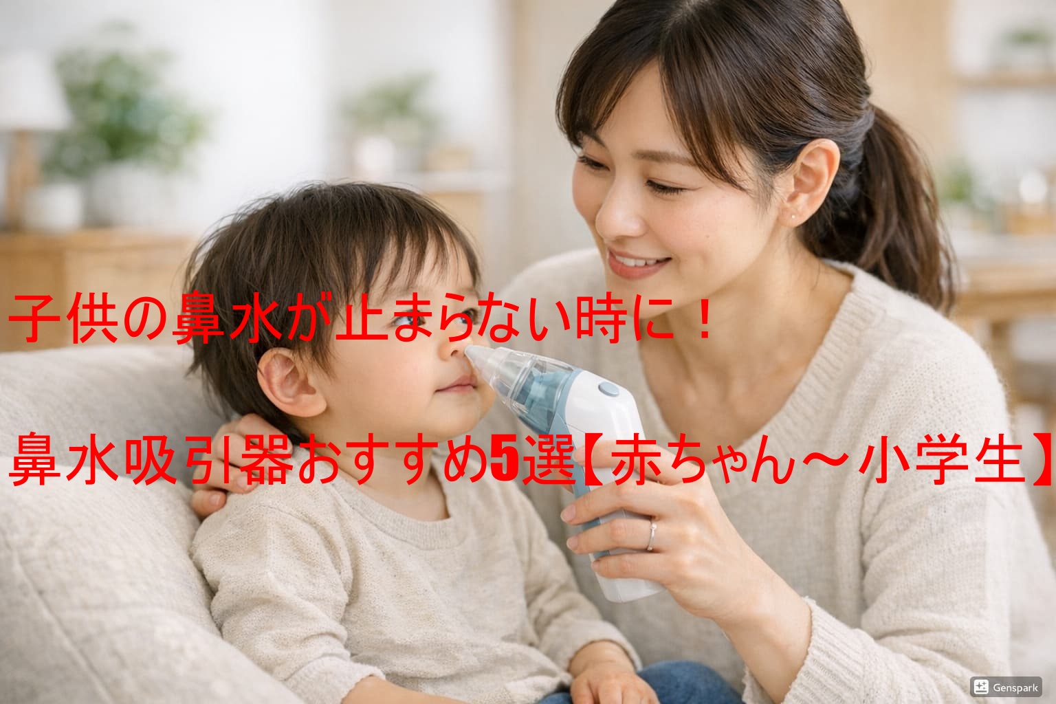 子供の鼻水が止まらない時に！鼻水吸引器おすすめ5選【赤ちゃん〜小学生】