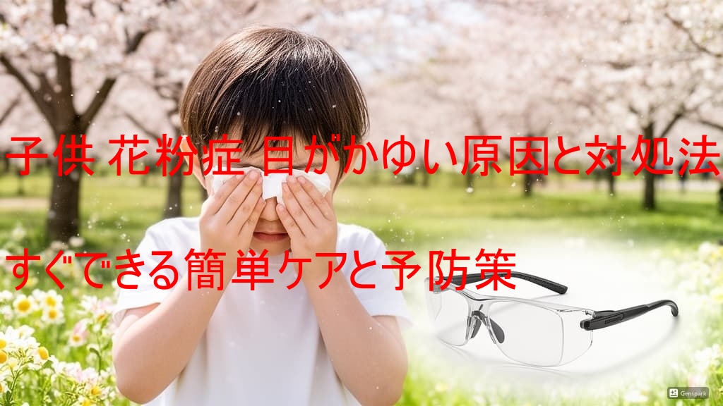 子供 花粉症 目がかゆい原因と対処法｜すぐできる簡単ケアと予防策