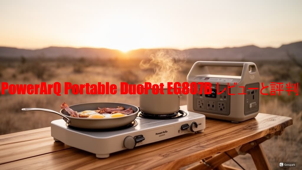 PowerArQ Portable DuoPot EG807B レビューと評判