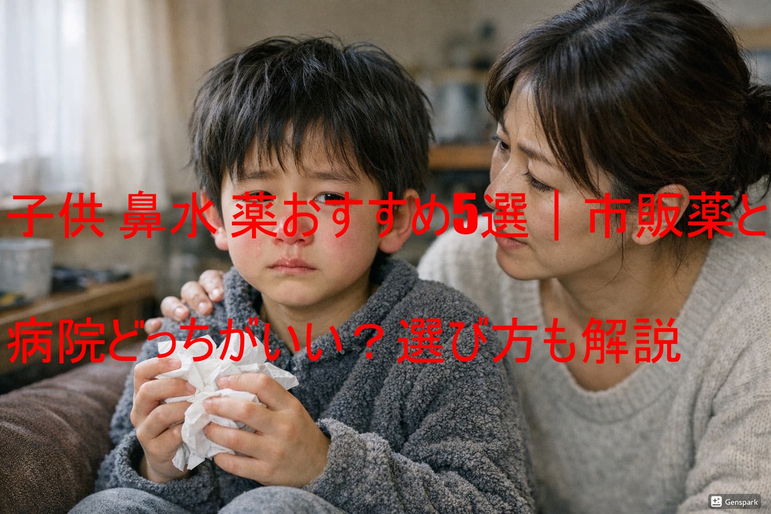 子供 鼻水 薬おすすめ5選｜市販薬と病院どっちがいい？選び方も解説