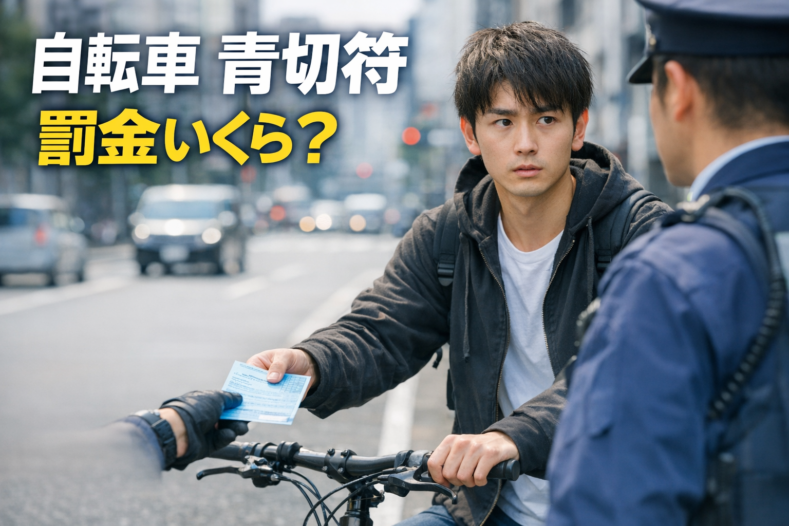 自転車の青切符で罰金はいくら？違反するとどうなるか徹底解説
