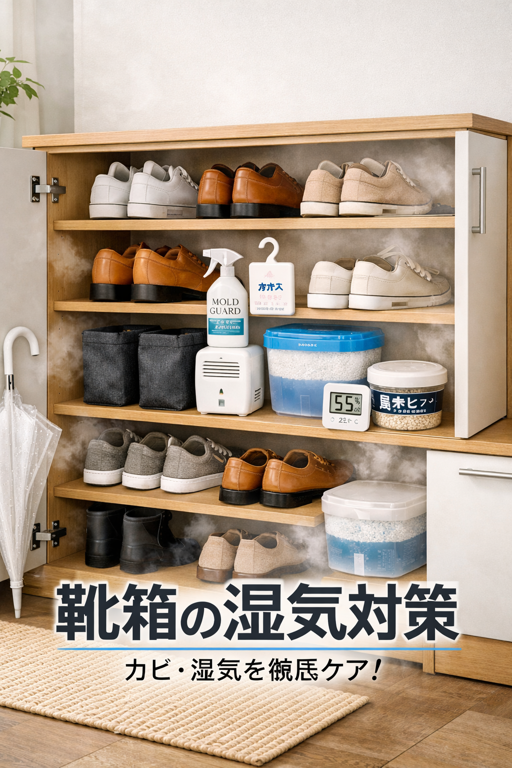 靴箱の湿気対策おすすめグッズ7選｜カビ・臭いを防ぐ簡単対策【2026年版】