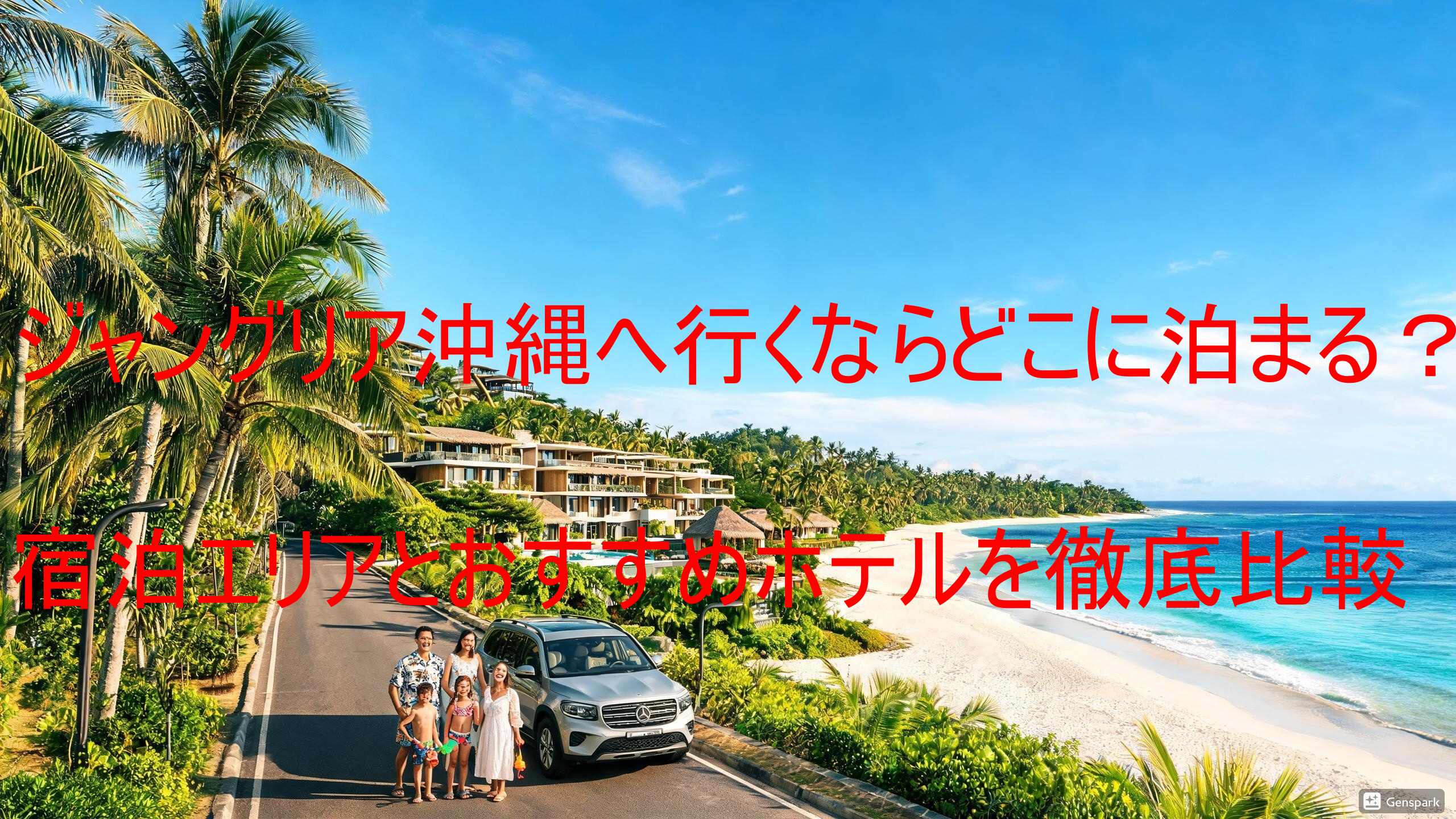 ジャングリア沖縄へ行くならどこに泊まる？宿泊エリアとおすすめホテルを徹底比較