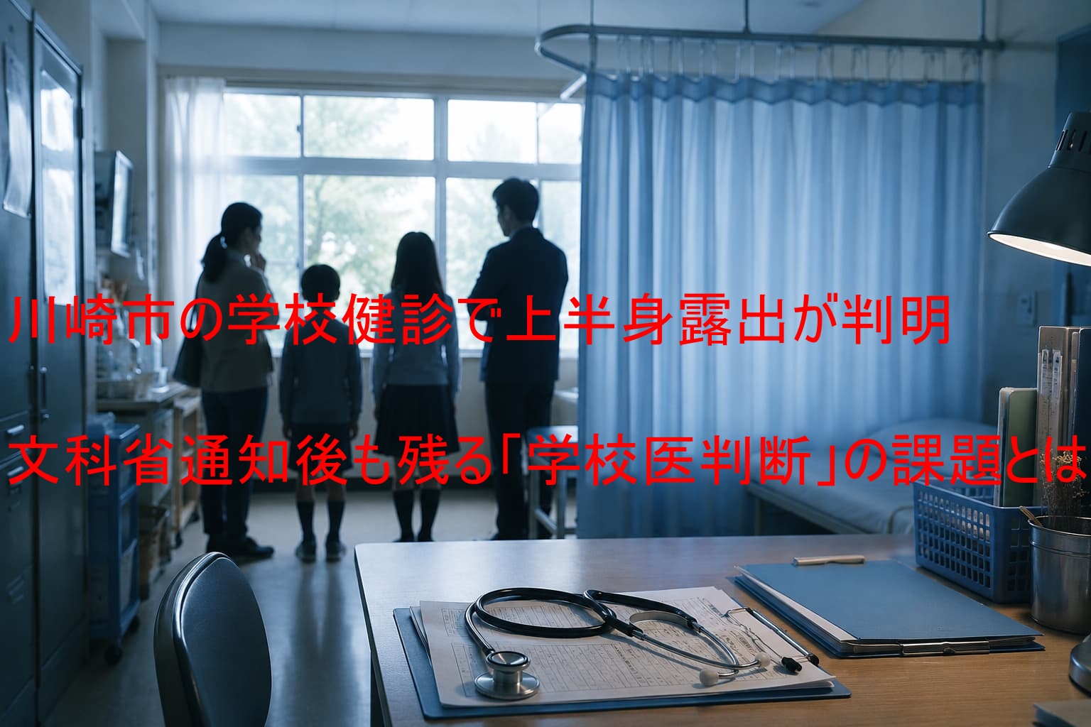 川崎市の学校健診で上半身露出が判明　文科省通知後も残る「学校医判断」の課題とは