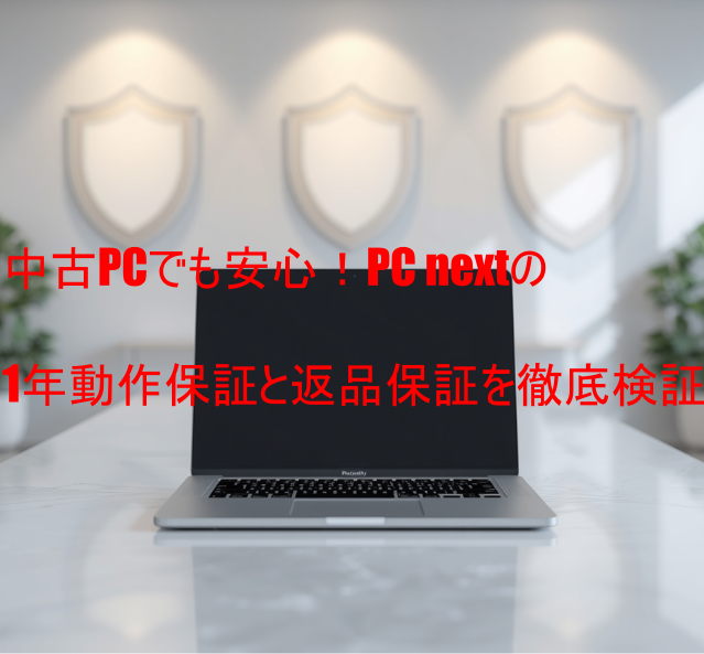 中古PCでも安心！PC nextの1年動作保証と返品保証を徹底検証