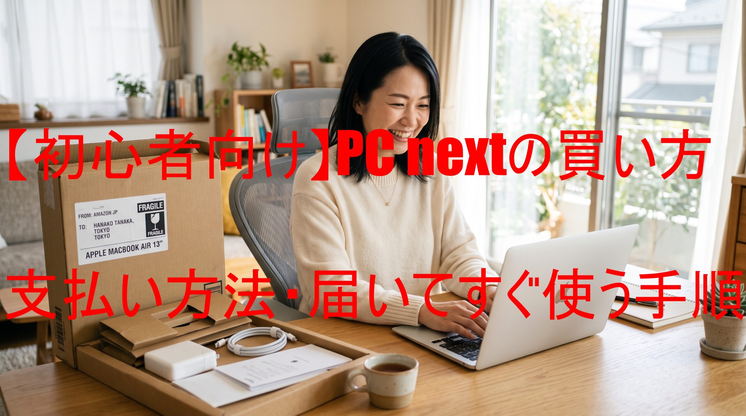 【初心者向け】PC nextの買い方・支払い方法・届いてすぐ使う手順