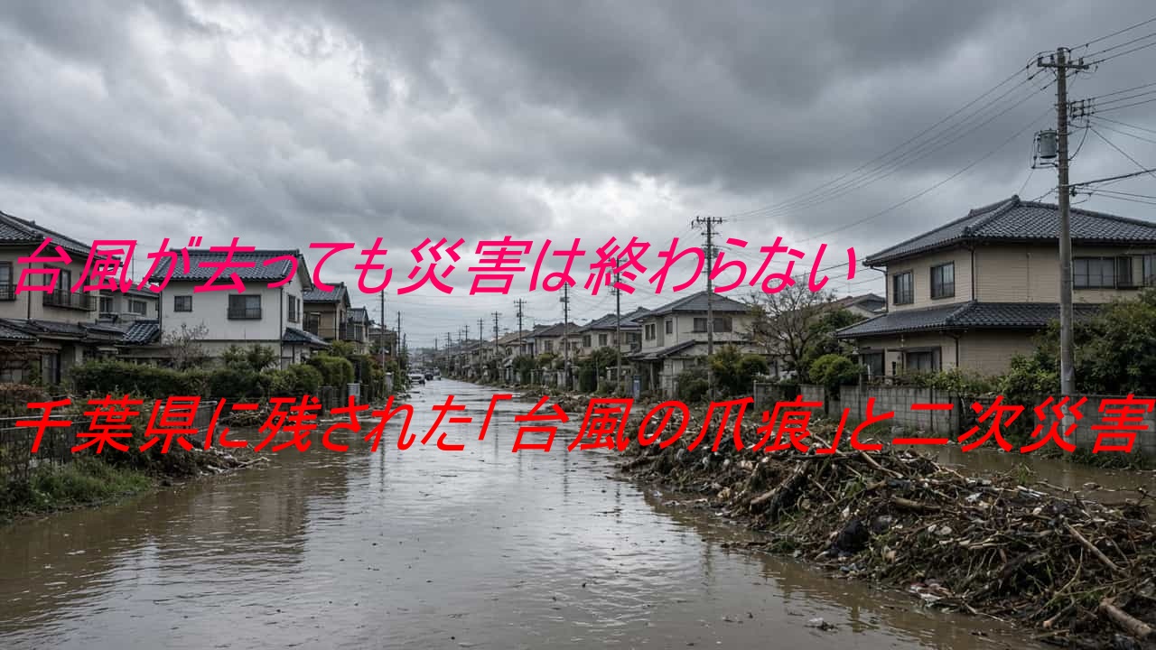 台風が去っても災害は終わらない――千葉県に残された「台風の爪痕」と二次災害